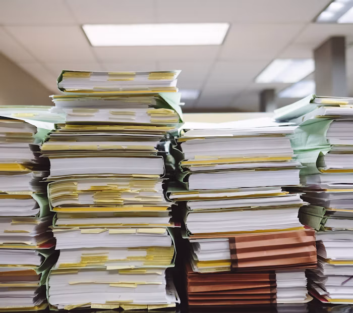 Statutory registers and vendor files ready for review